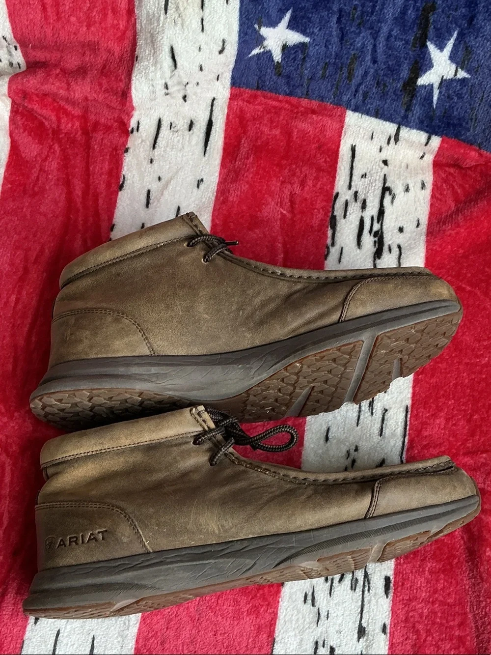 Ariat Brown Suede Chukka Boots for Men